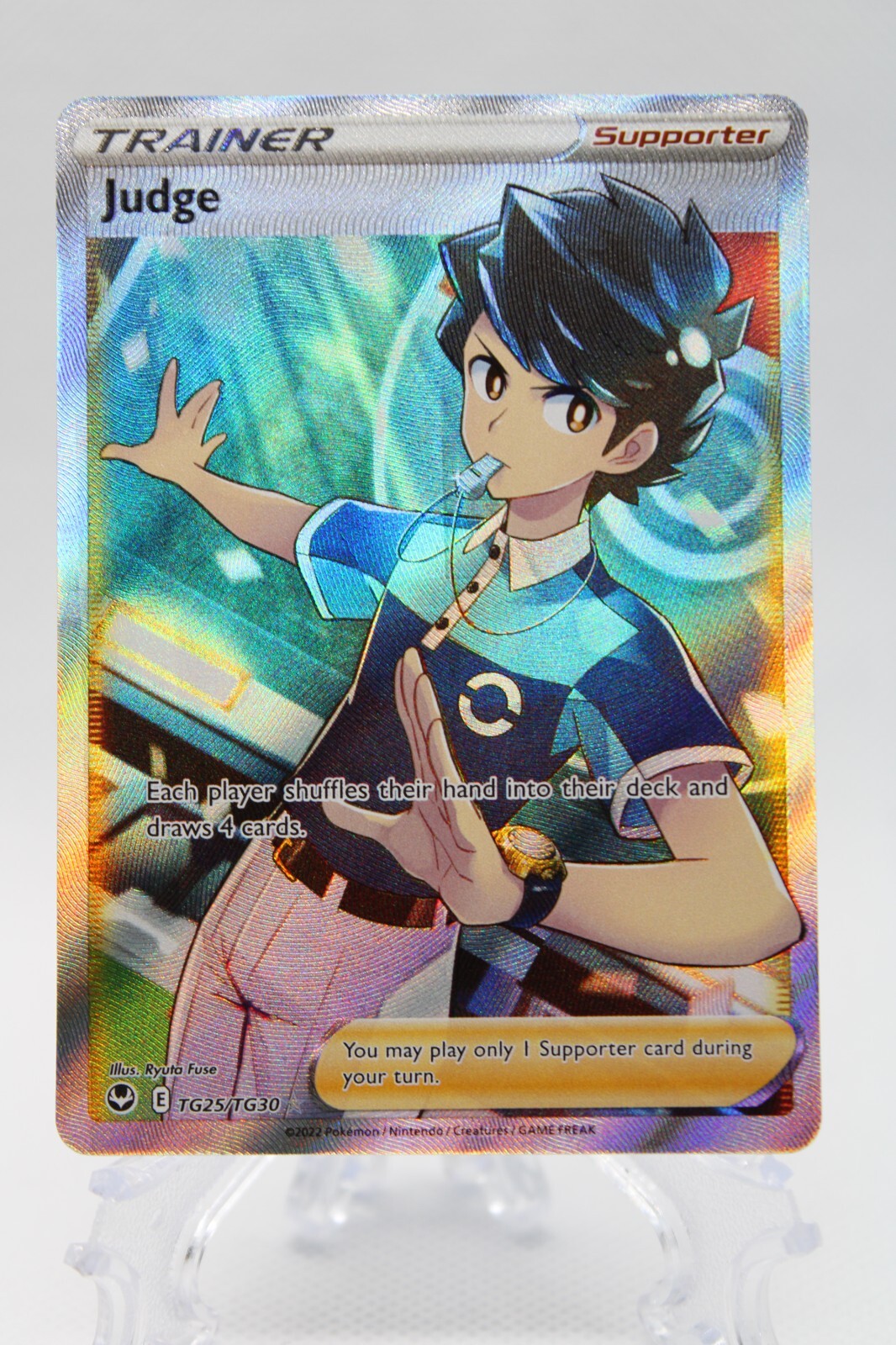 Pokémon Silver Tempest TG25 Full Art Judge