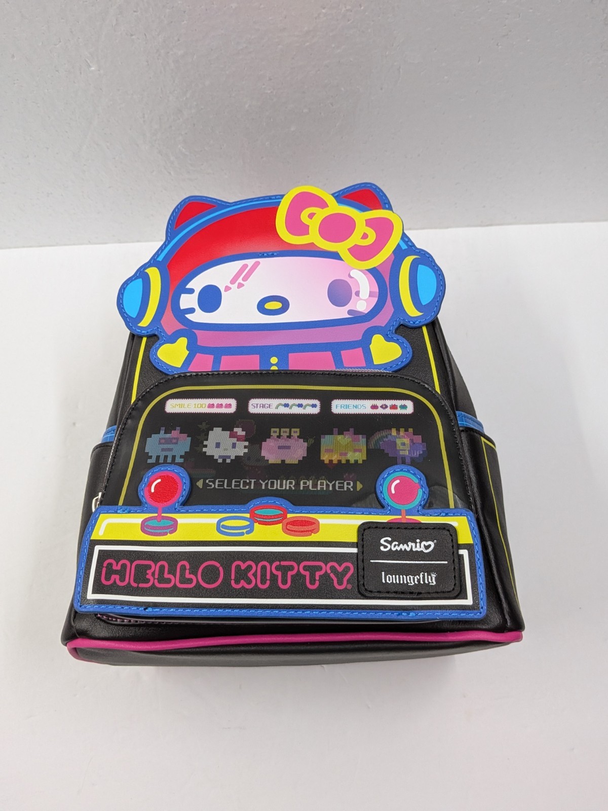 Loungefly Sanrio Hello Kitty Gamer Lenticular Arcade Mini Backpack