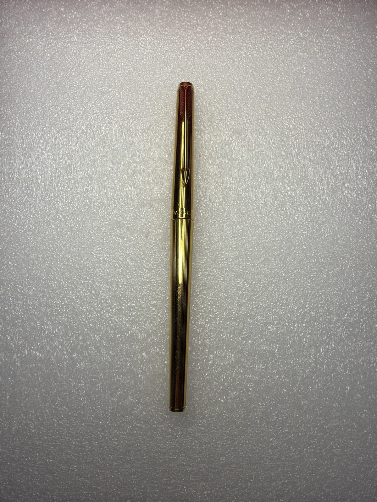 Vintage PARKER 180 Gold Lined Fountain Pen W/ XM Nib