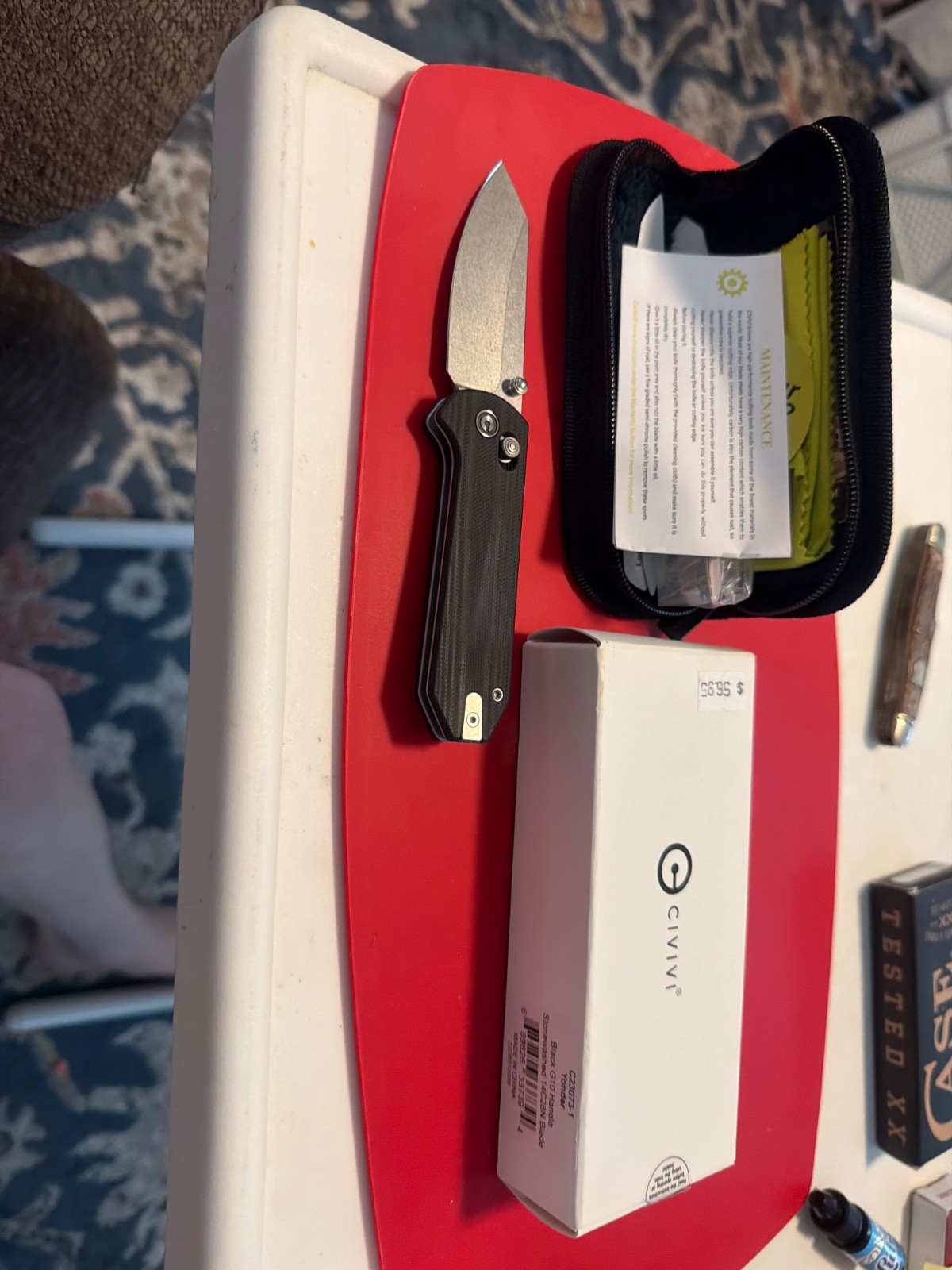 Civivi Yonder Crossbar Lock Black G10 Folding Pocket Knife