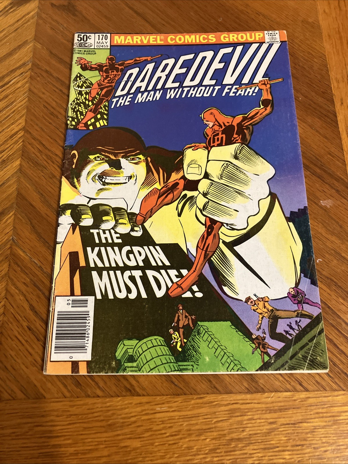 Daredevil #170 (Marvel Comics 1981) Frank Miller Newsstand Kingpin