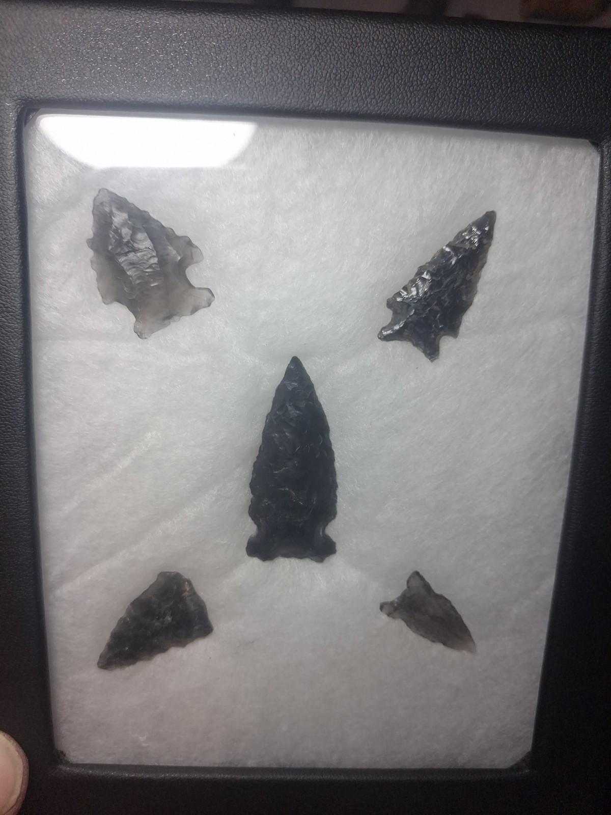 Authentic Columbia River Arrowheads Frame
