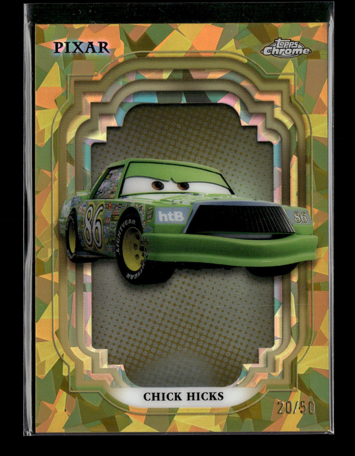 2024 Topps Chrome Disney Chick Hicks #117 Gold Refractor