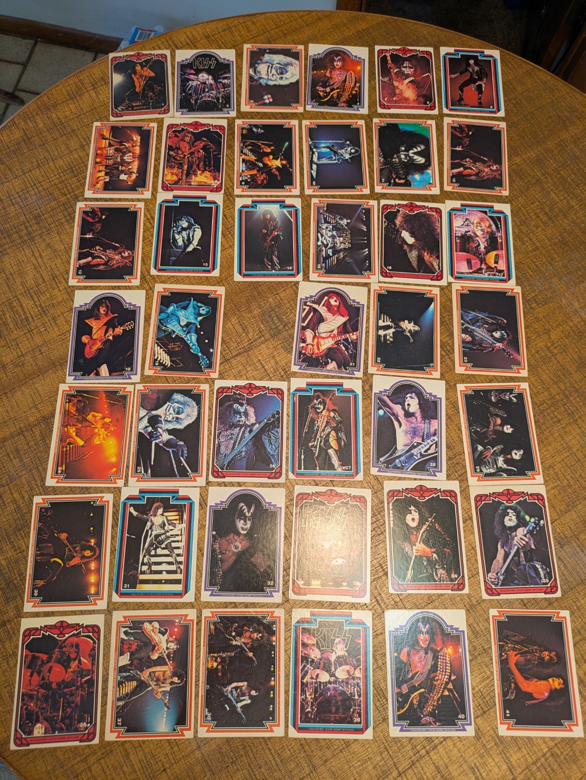 1978 DONRUSS KISS CARDS LOT OF 100 Rare