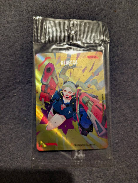 Cyberpunk TCG Rebecca Having A Moment Foil PRM01 005 Promo Card Sealed