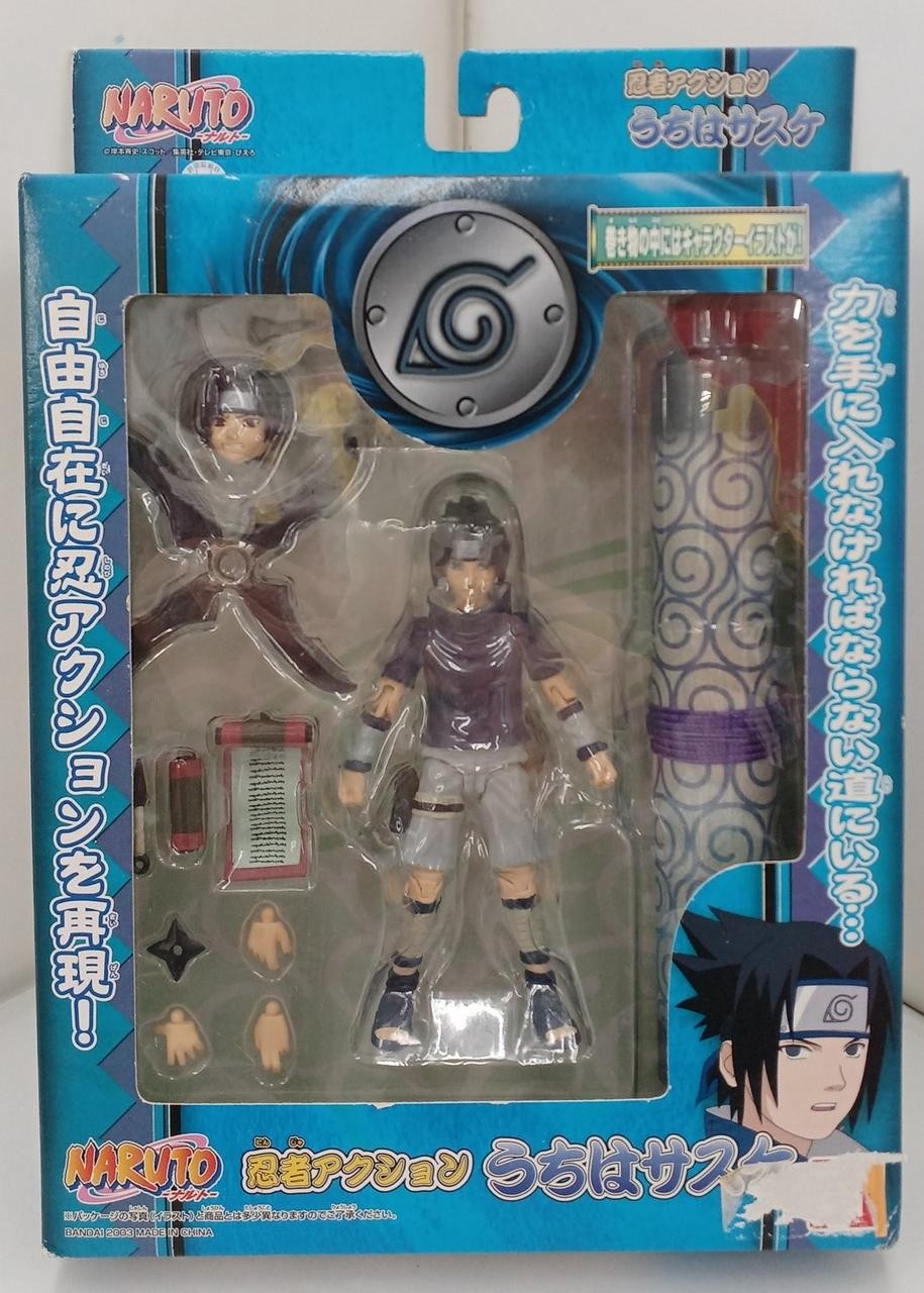 Naruto Sasuke Uchiha Bandai Ninja Figure Collectible Toy