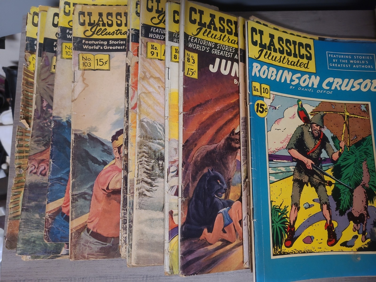 $5 Each Classics Illustrated Orig. 1940s-50s Gilberton Comics $5 Each Classics Illustrated Orig. 1940s-50s Gilberton Comics