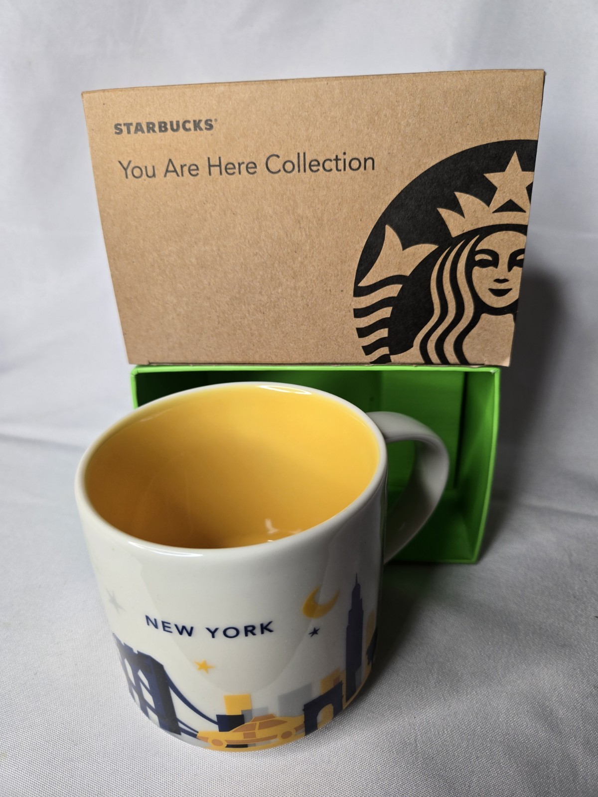 Starbucks NEW YORK You Are Here Collection Coffee Mug 14 Oz 2015 NIB
