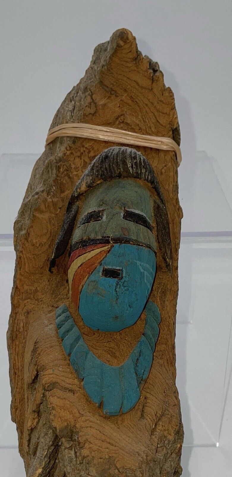 Antique RARE OLD Hopi Cradle Doll - Kachina 10” Tall-OOAK- (Signed B.L.)