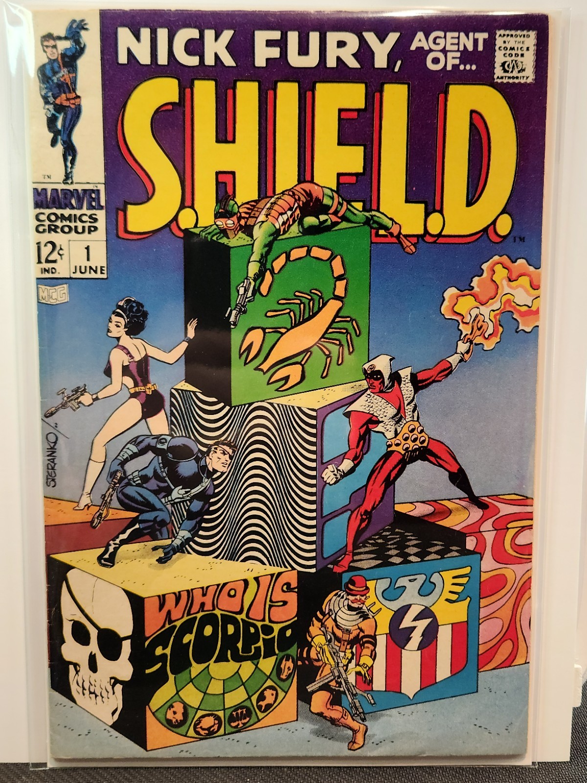 Nick Fury, Agent of Shield #1 (1968) by Steranko & Sinnott 6.0 fine+