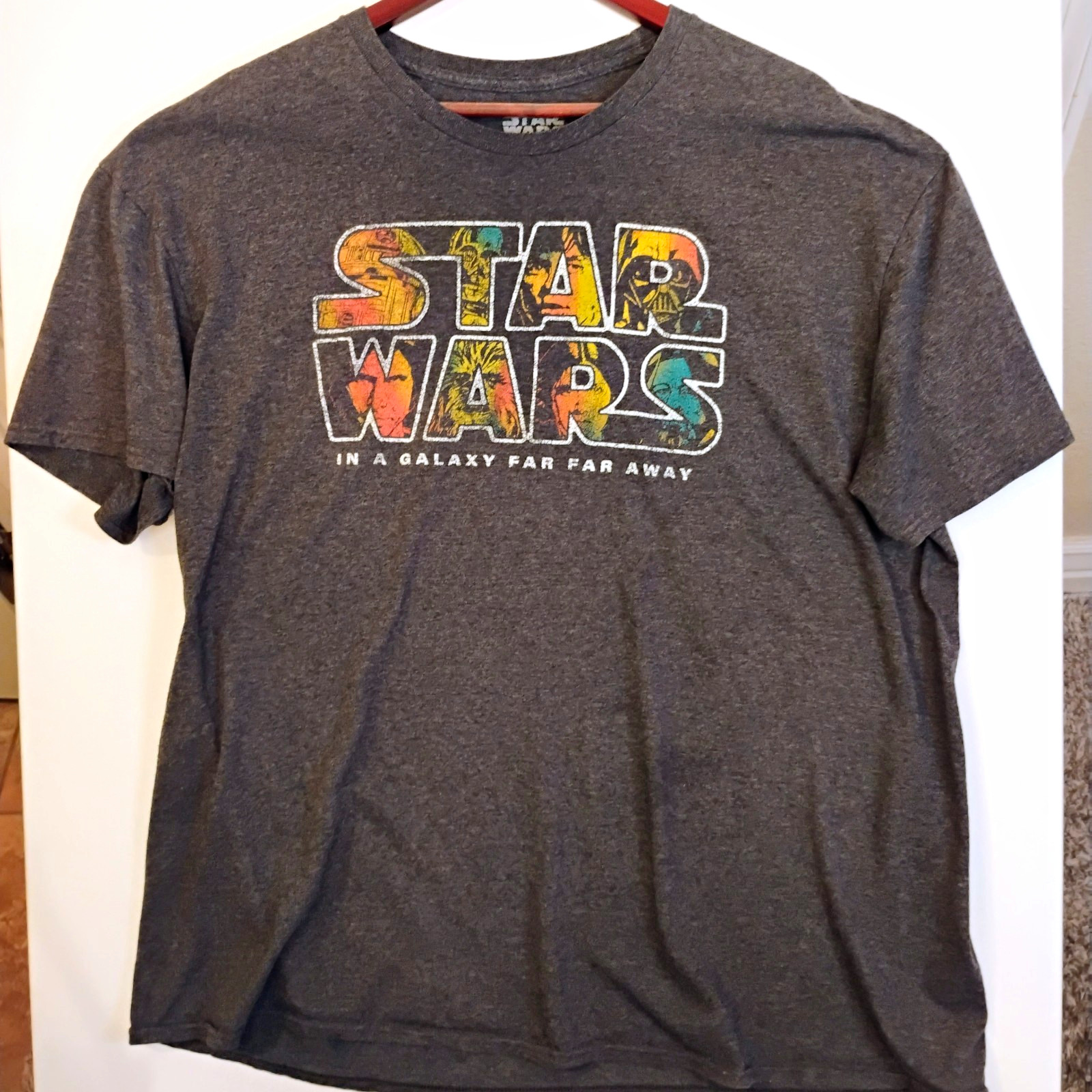 MAD Engine Star Wars 2XL In a Galaxy Far Far Away Graphic Print T-Shirt vintage MAD Engine Star Wars 2XL In a Galaxy Far Far Away Graphic Print T-Shirt vintage