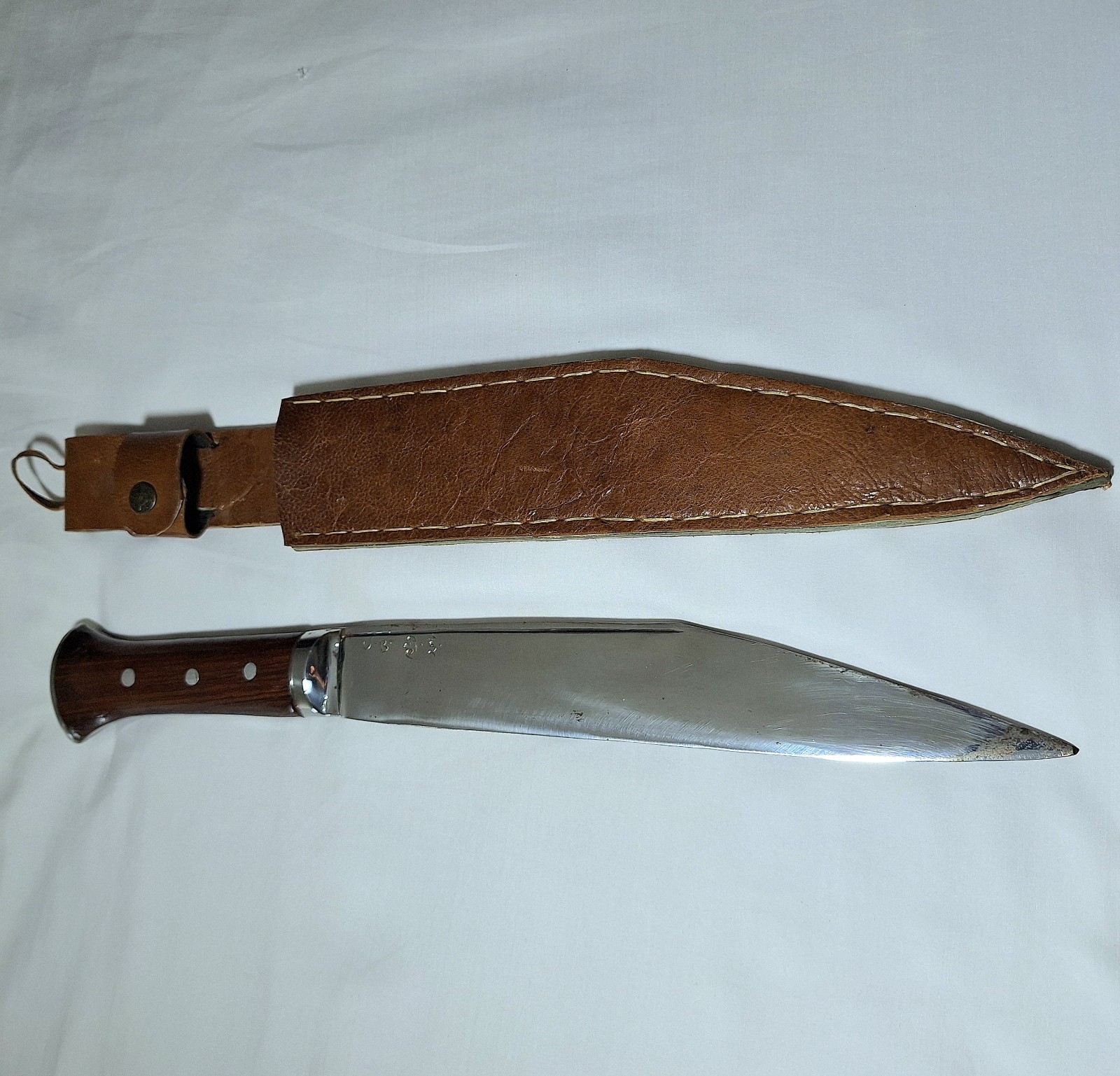 Himalayan Imports U.B. Hand Forged 18 inch Nepalese Gurkha Knife Churi w/ Sheath