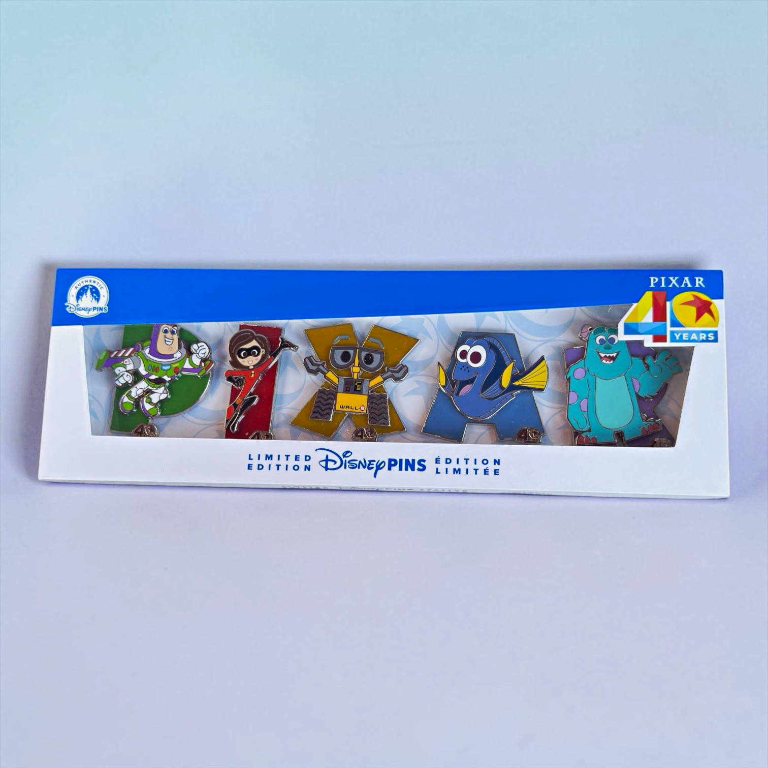 Disney Limited Edition Pixar 40 Years Pin Set - Disney Franchise, Pixar Theme