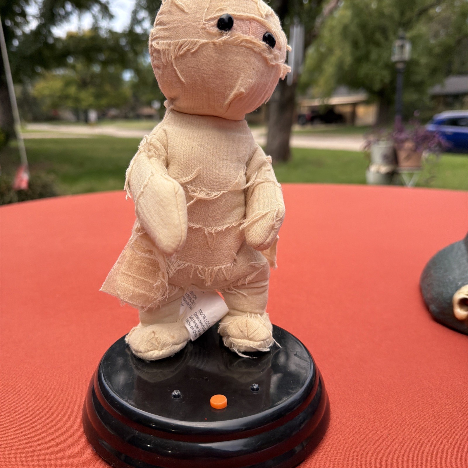 Gemmy Halloween Animated Dancing Grooving Ghoulie Grave Raver Mummy 2014 Works