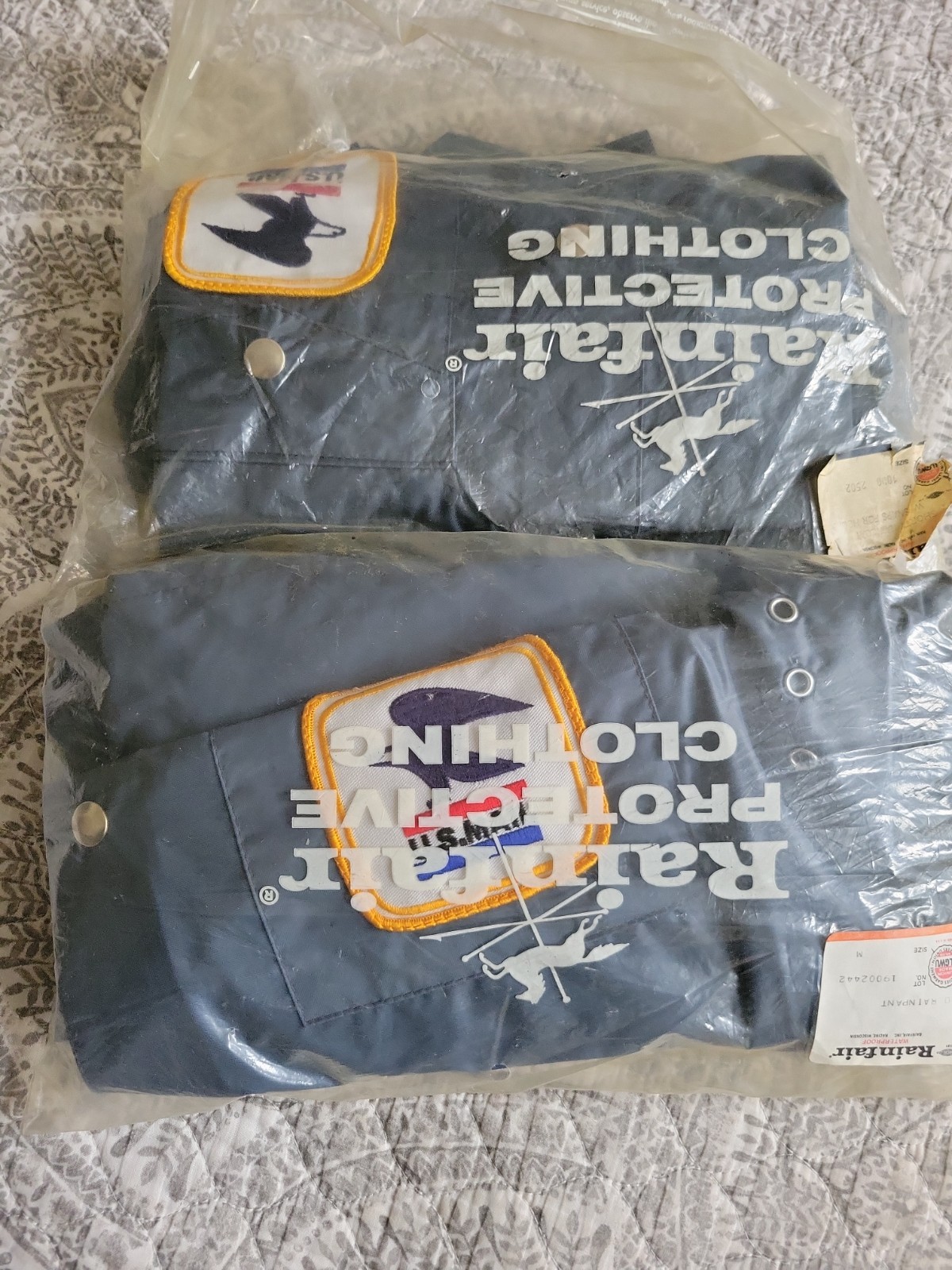 Vintage 1970s Rainfair USPS Mail Carrier Rain Jacket Men's  S