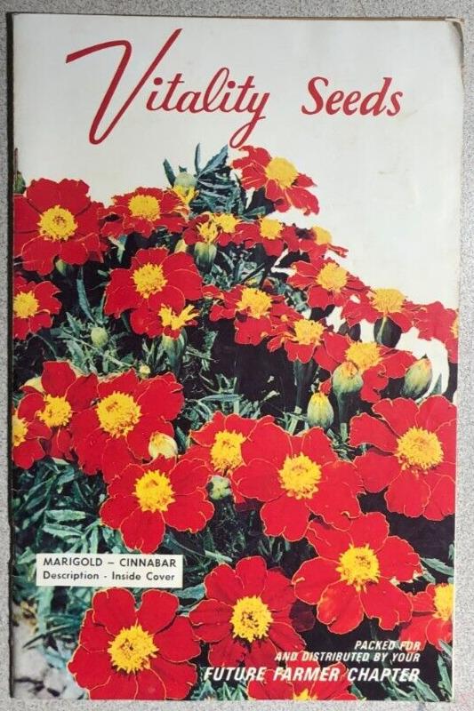 VITALITY SEEDS vintage undated 36-page catalog of fruits, vegetables & flowers