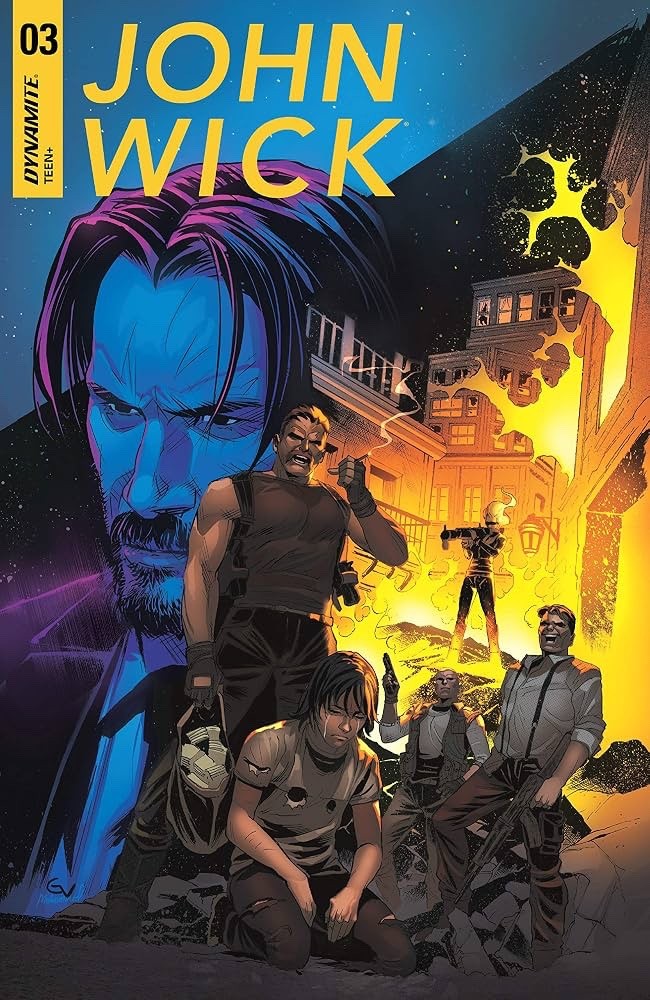 John Wick #3 Cover A Giovanni Valletta Dynamite Comic Keanu Reeves 2018