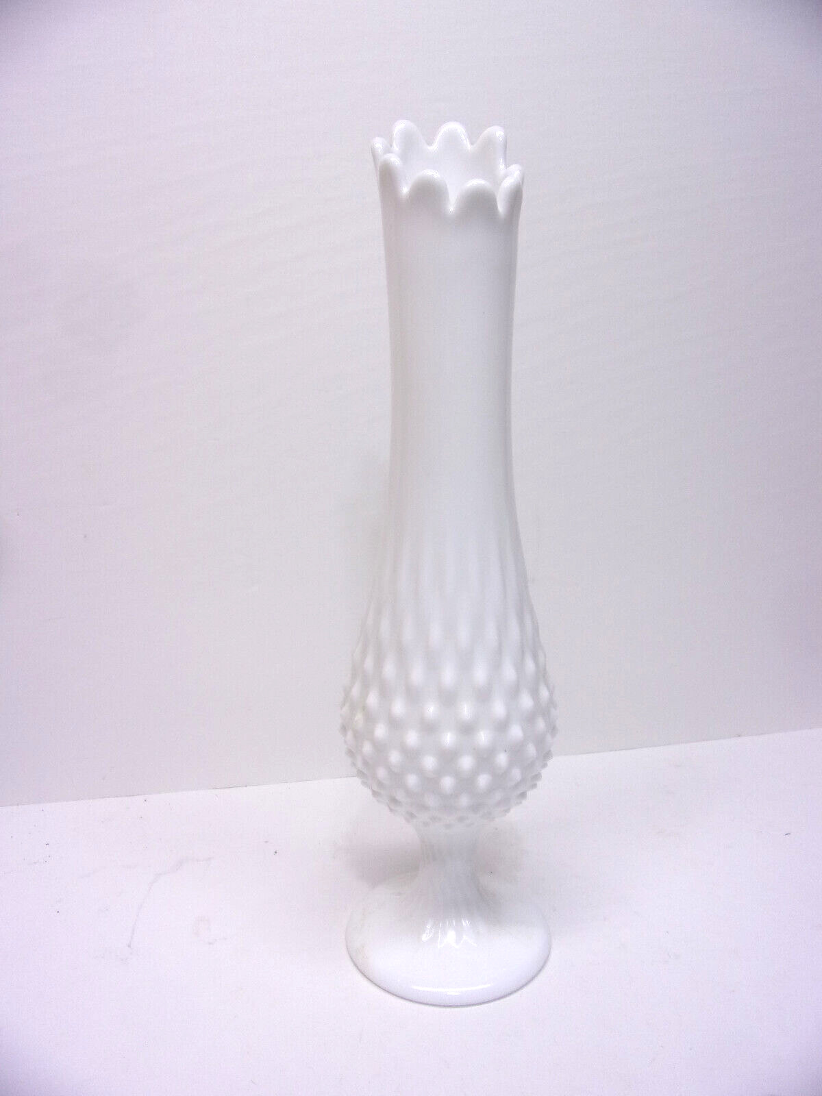 Fenton Milk Glass Hobnail 12 1/2\