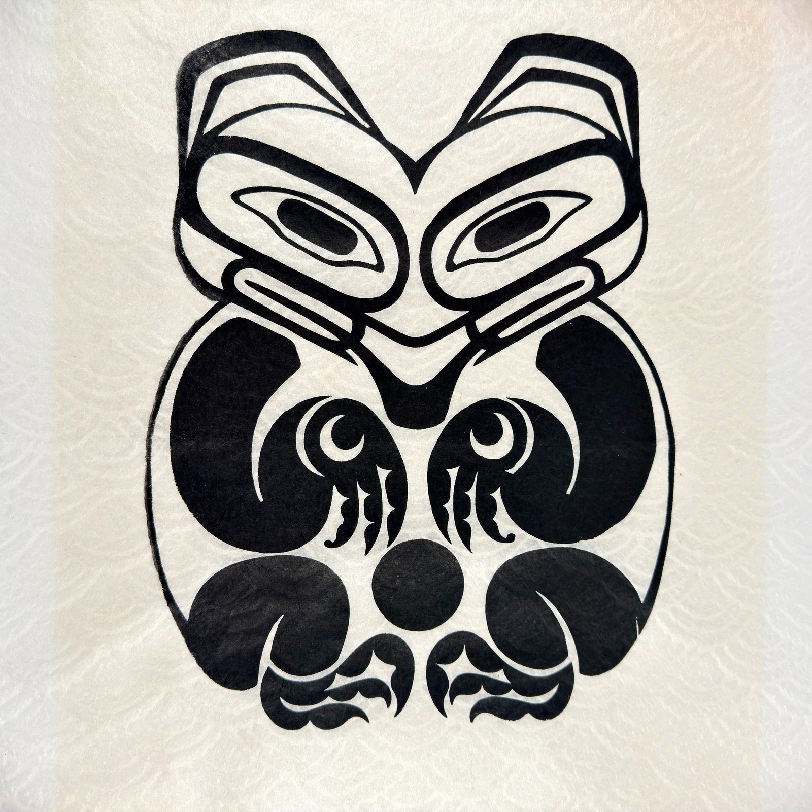 3 vintage Alaska Northwest Coast–style formline print