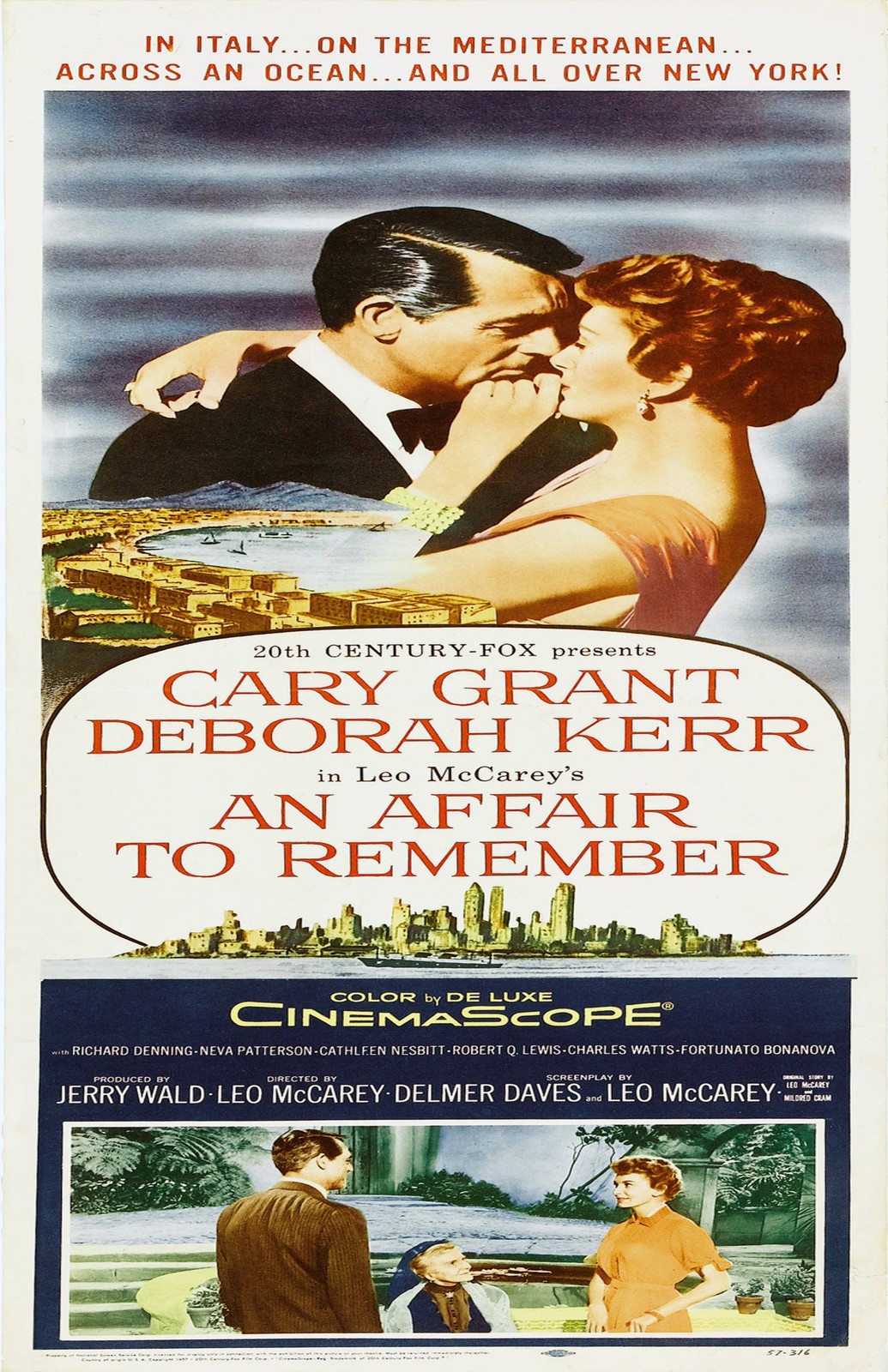 An Affair to Remember 1957 Vintage Movie Poster Print Wall Art Home Decor Film