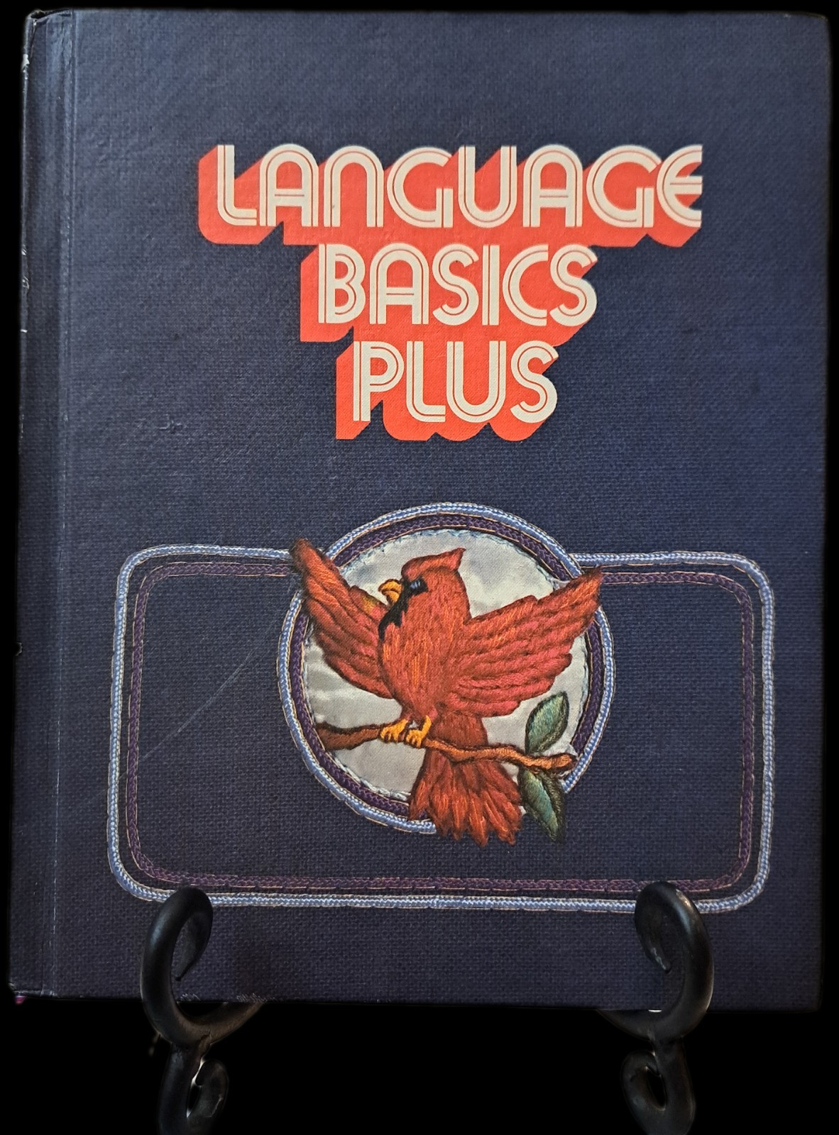 Vintage English Book LANGUAGE BASICS PLUS Middle School Teacher Classroom 1979