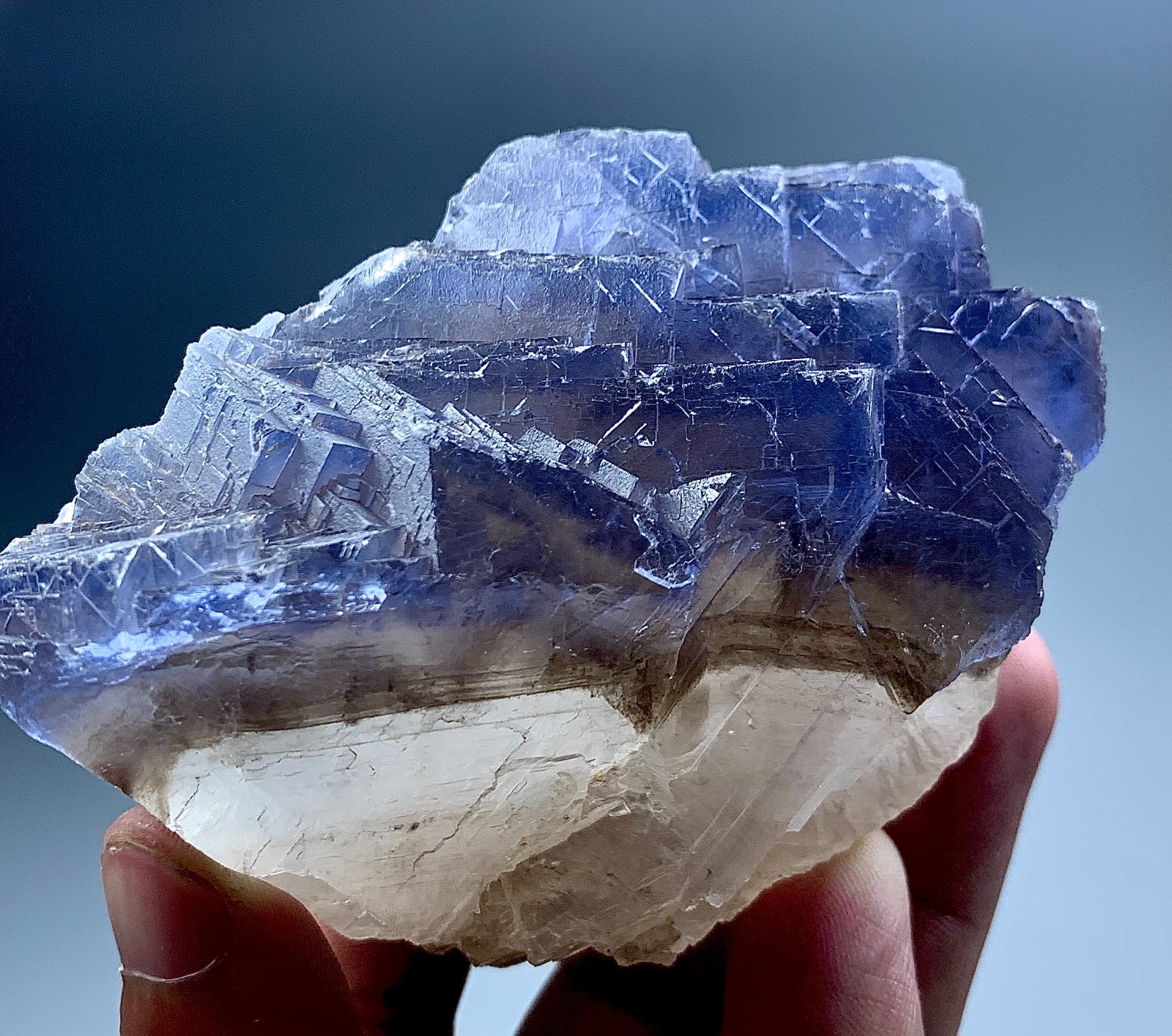 320 Gram Natural Fluorite Crystal Specimen From Pakistan