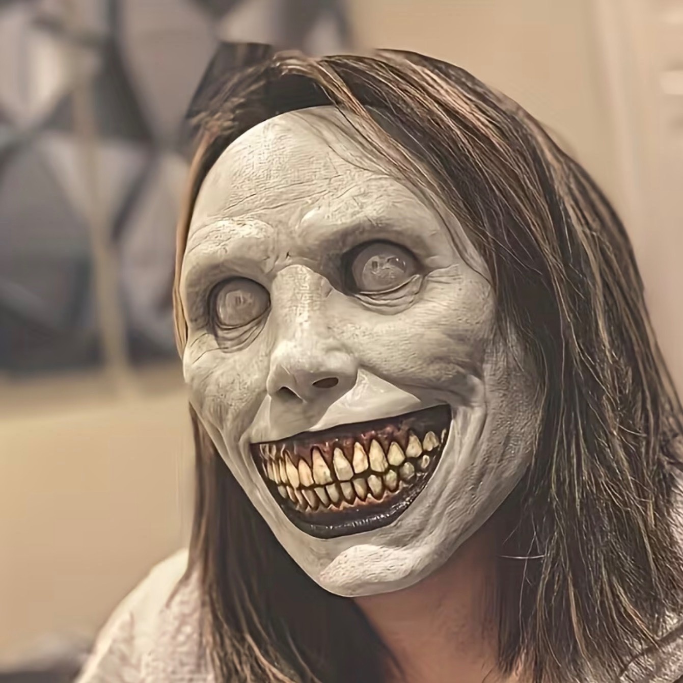 Scary Halloween Latex Mask Realistic Durable Creepy Horror Cosplay Adult