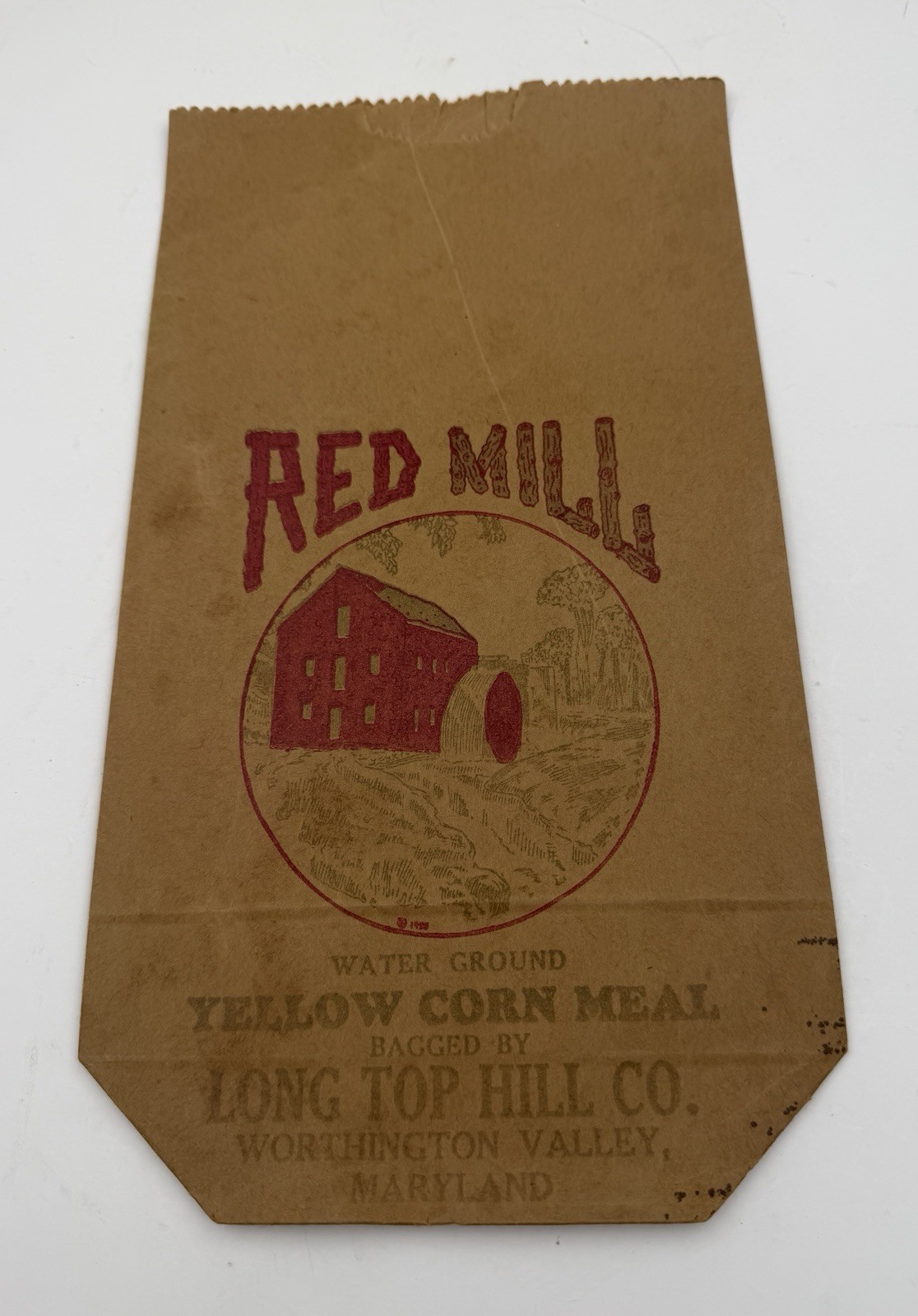 Vintage Feed Sack Red Mill New Old Stock SHIPS FREE IN USA