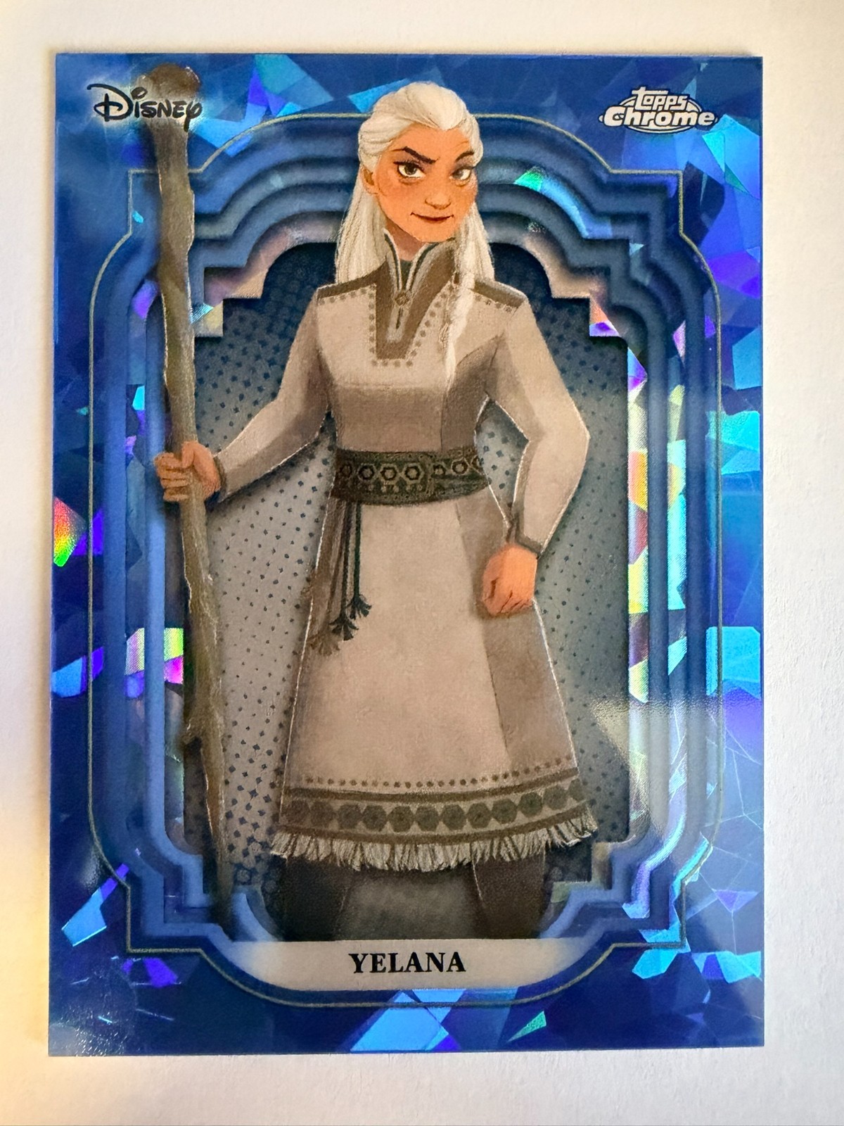 2024 Topps Chrome Disney Sapphire Yelana #159 - Frozen 2 - 1st Edition Sapphire