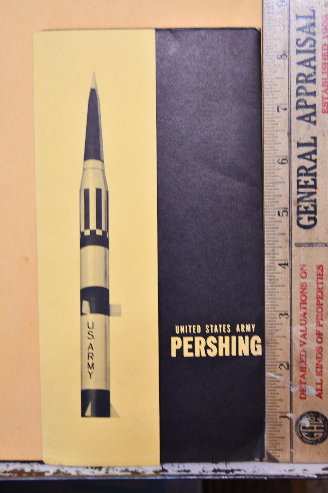 Vintage Martin U.S. Army Pershing Missle TEL Nuclear Warhead Brochure