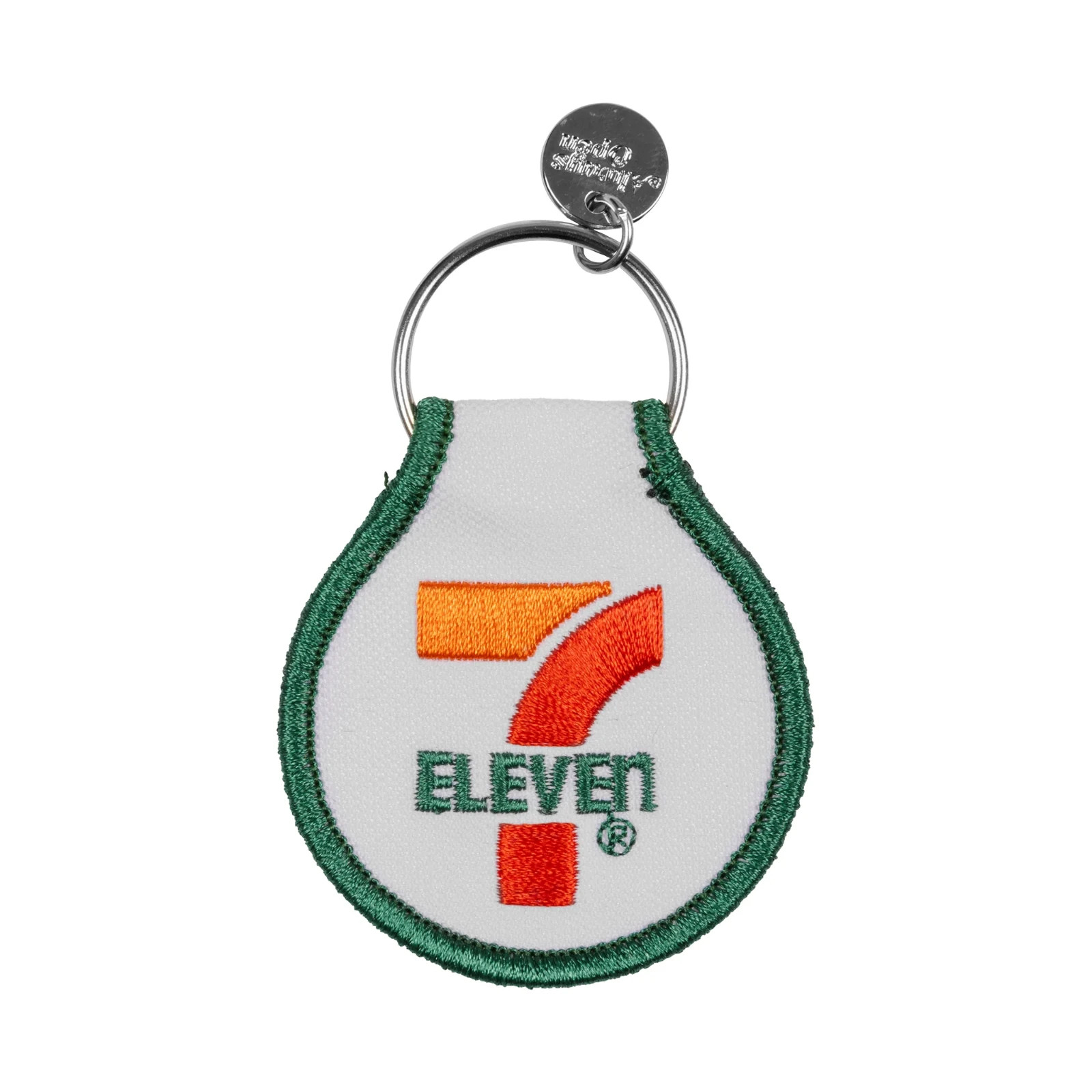 7-Eleven Stores - 7-11 Embroidered Saddle Keychain - NEW
