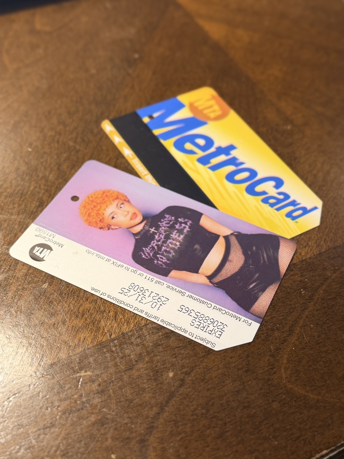 2024 Issue NYC Ice Spice Metro Card MTA Rare Limited Hip Hop 50th Bday Metrocard