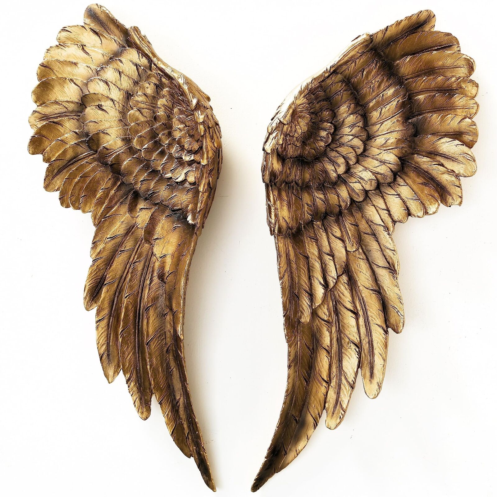 WHW Whole House Worlds Grand Tour Angel Wings, 2 Piece Set, Vintage Style, An...