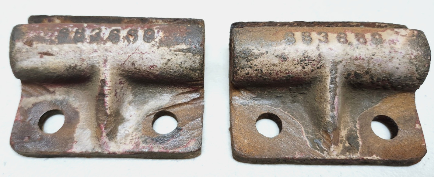 Willys M38-A1 Grill Pivot Bracket, Left (Driver) Right (Passenger) Full Set