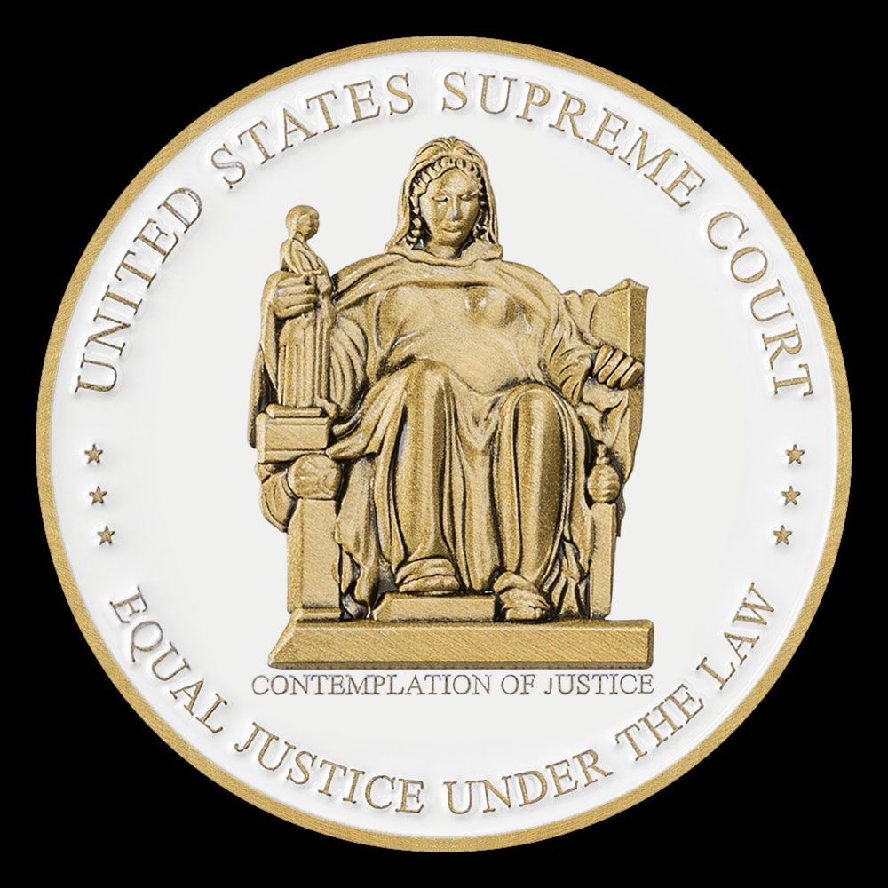 Supreme Court Contemplation of Justice Challenge Coin