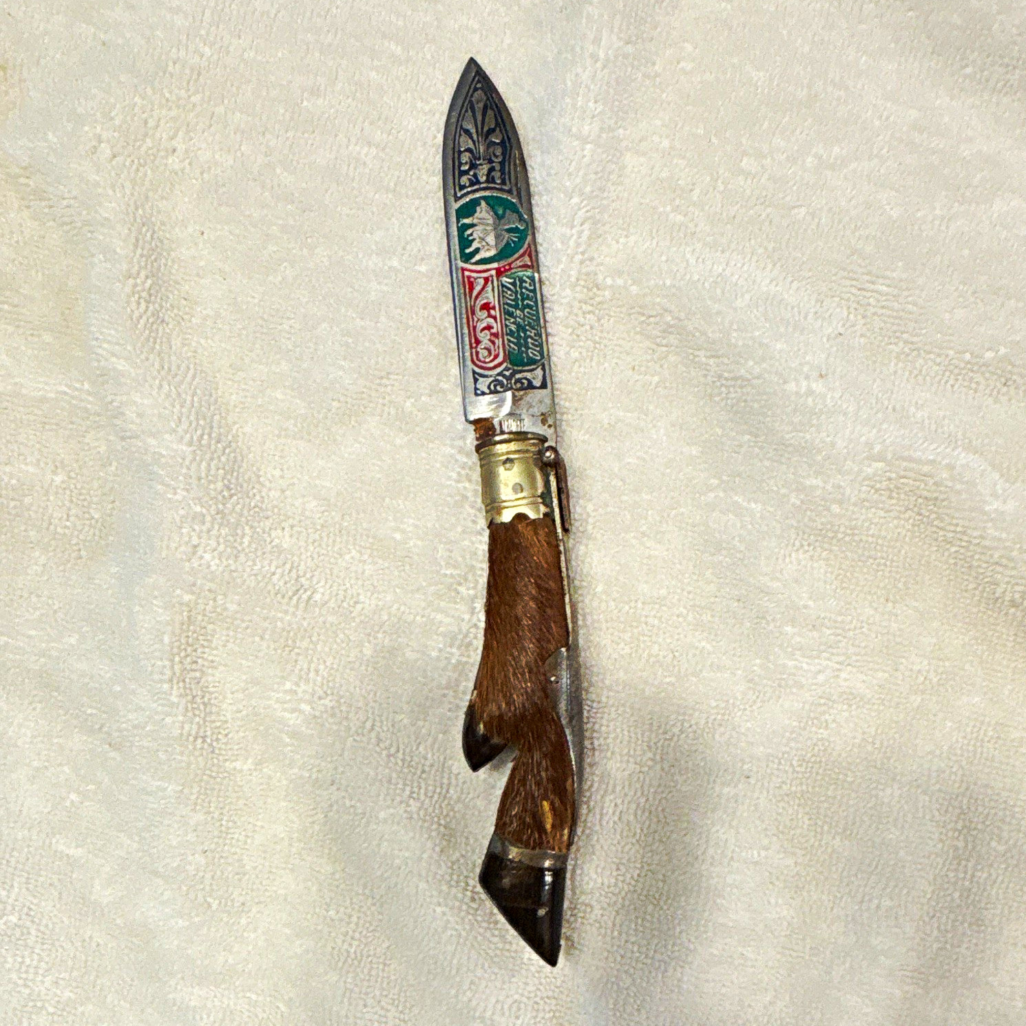 Vintage Horn Handle Pocketknife Slipjoint Clip Point 1 Plain Blade Under 2.75\