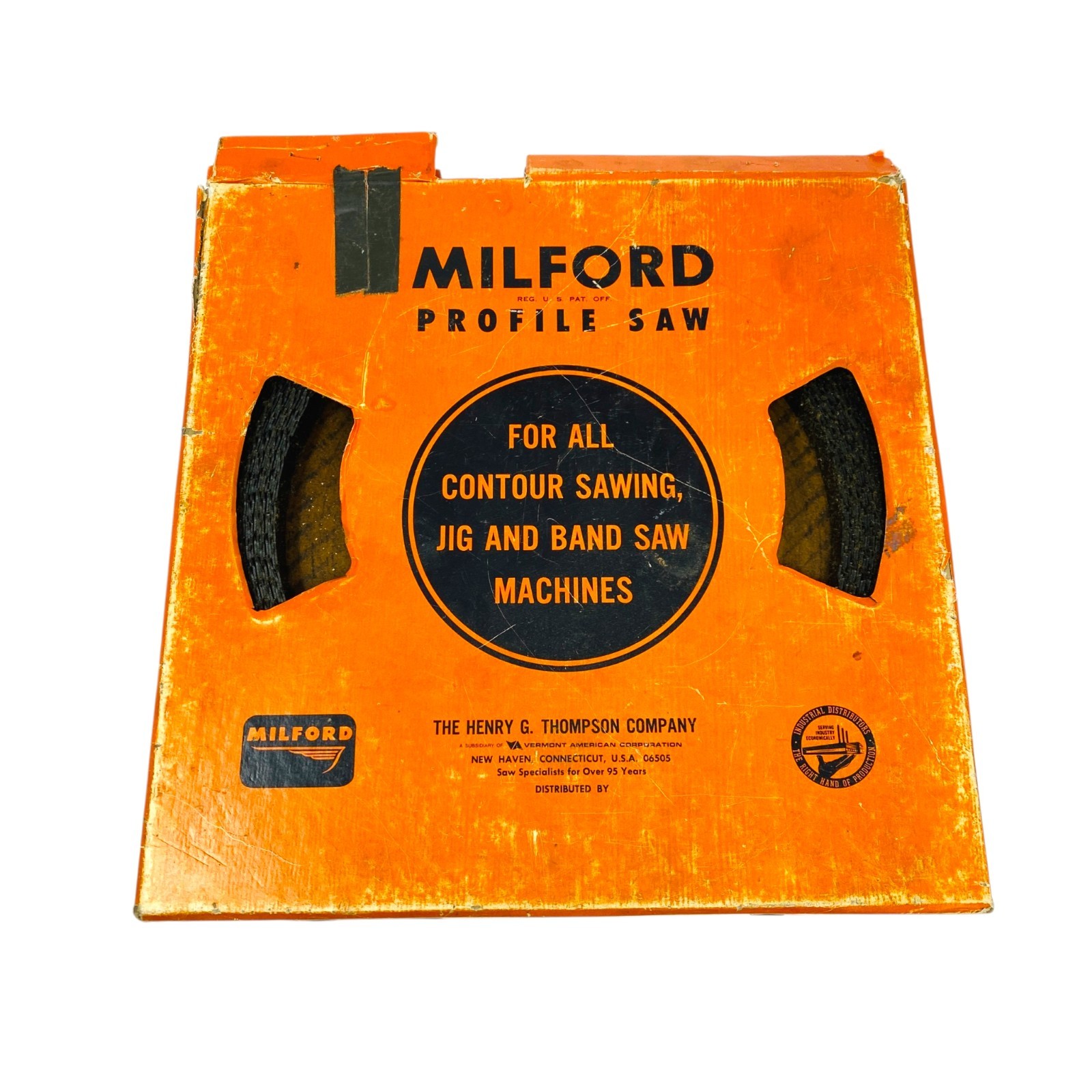 Vintage Milford Profile Saw Band Saw Coil Stock 3/4\