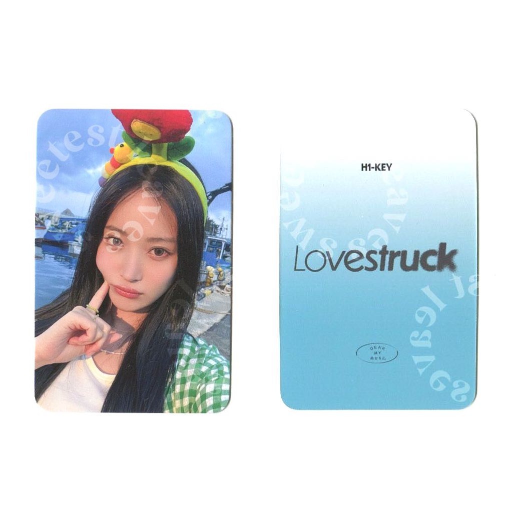 H1Key Lovestruck Dearmymuse flower Seoi Riina Hwiseo Yel photocard