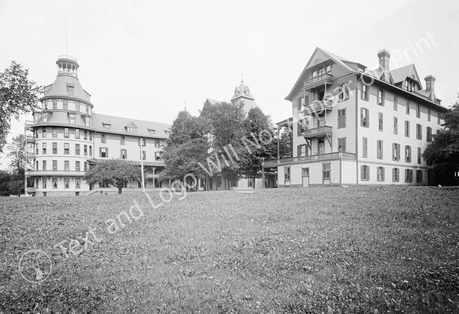 1902 Churchill Hall, Stamford, New York Vintage Old Photo 13\ 1902 Churchill Hall, Stamford, New York Vintage Old Photo 13\