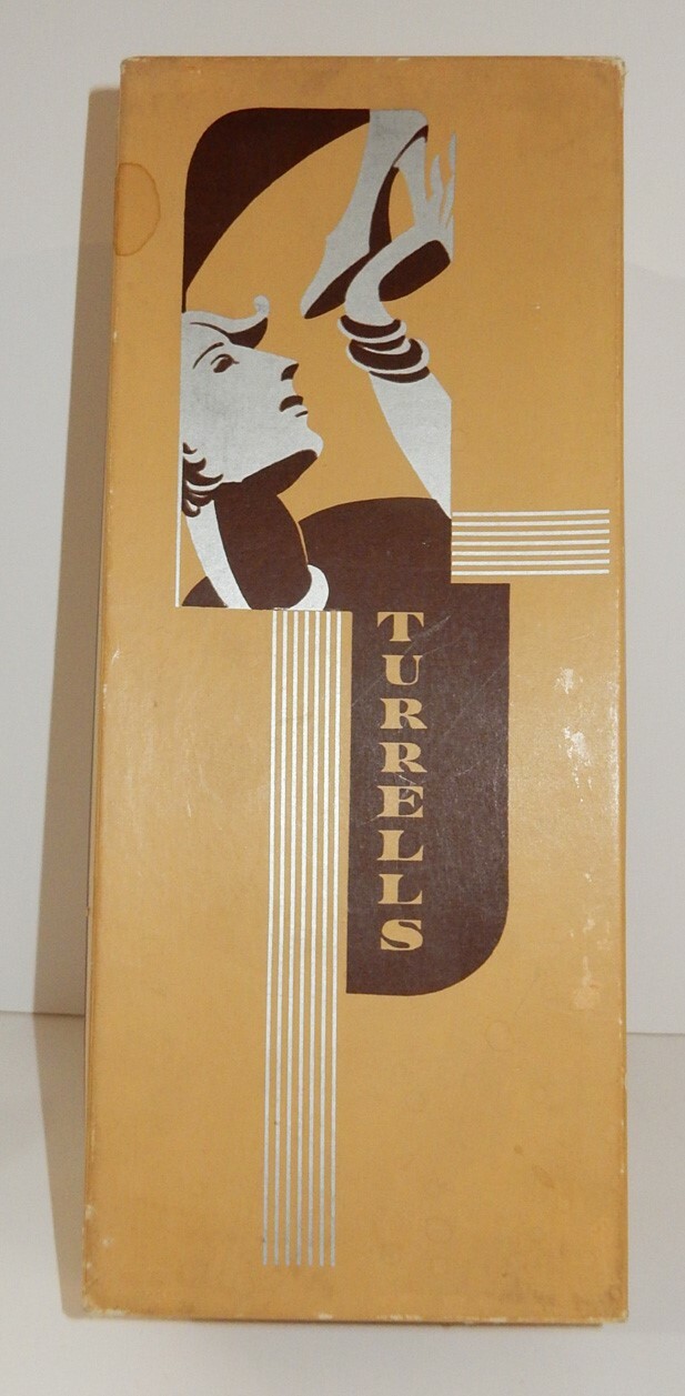 Vintage Art Deco Turrells Fine Footwear Department Store Ladies Shoe Box