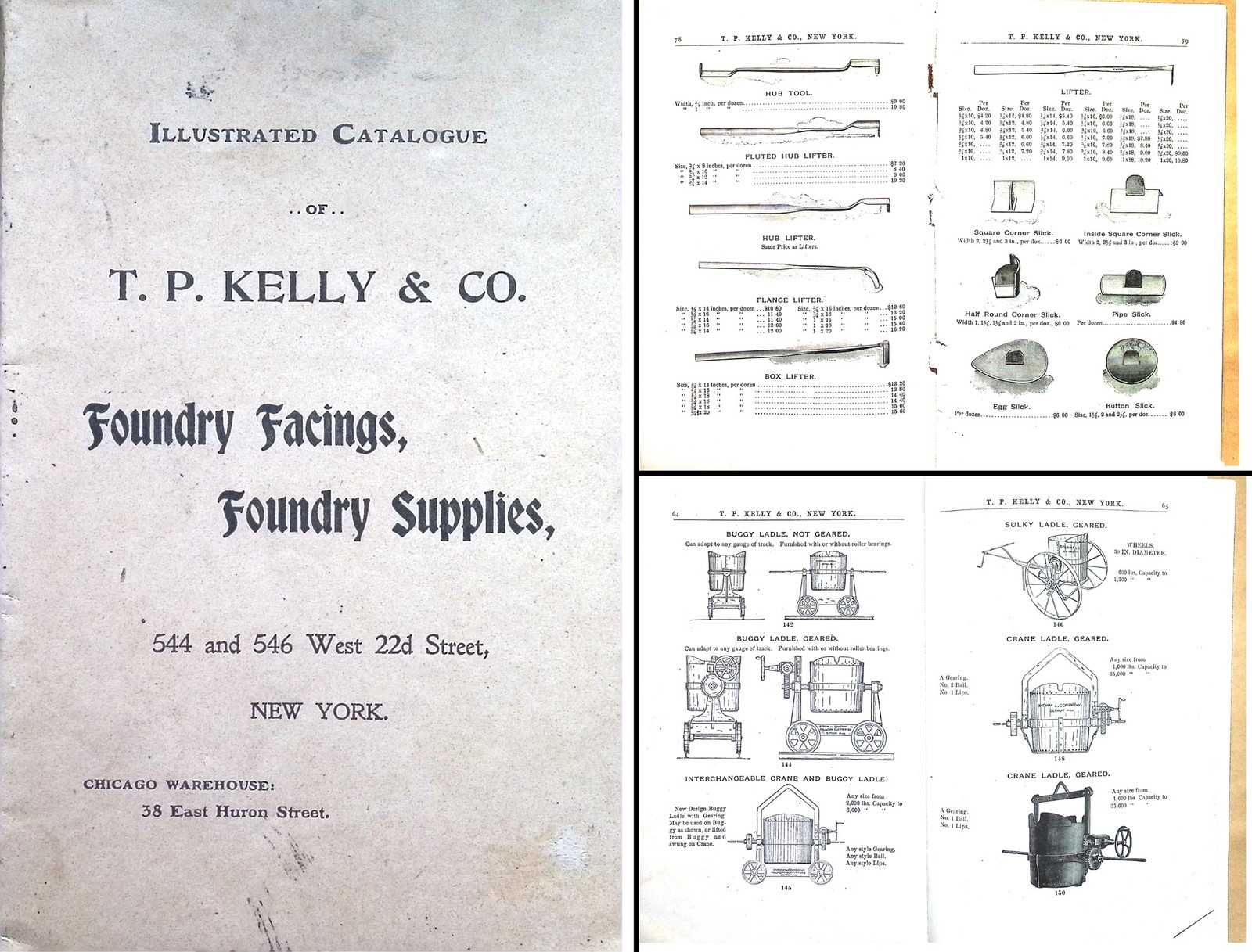 Orig. T.P. Kelly Ca. 1900 Catalogue of Foundry Tools & Supplies - mjdtoolparts