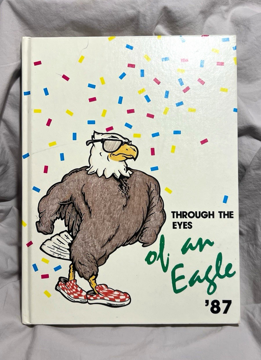 1987 Bishop Carroll High School Spectrum Yearbook Vol23 Wichita KS Eagles 67212