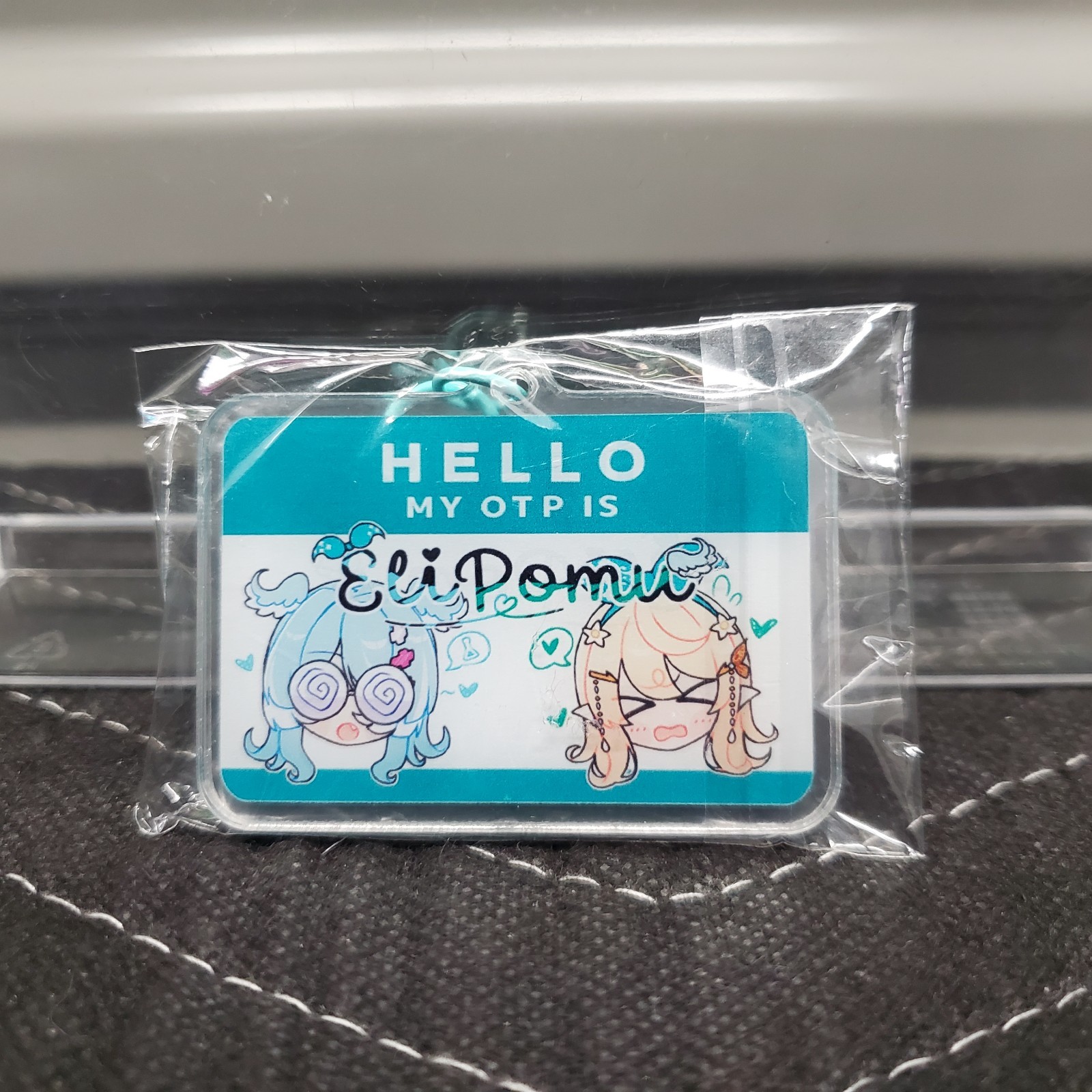 Nijisanji EN LazuLight OTP EliPomu Acrylic Charm Keychain Japan Import New