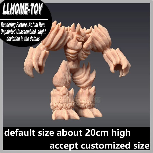 Game Supremus Huge Monster Boss Resin 3D Print GK Figure DIY Model Unpainted