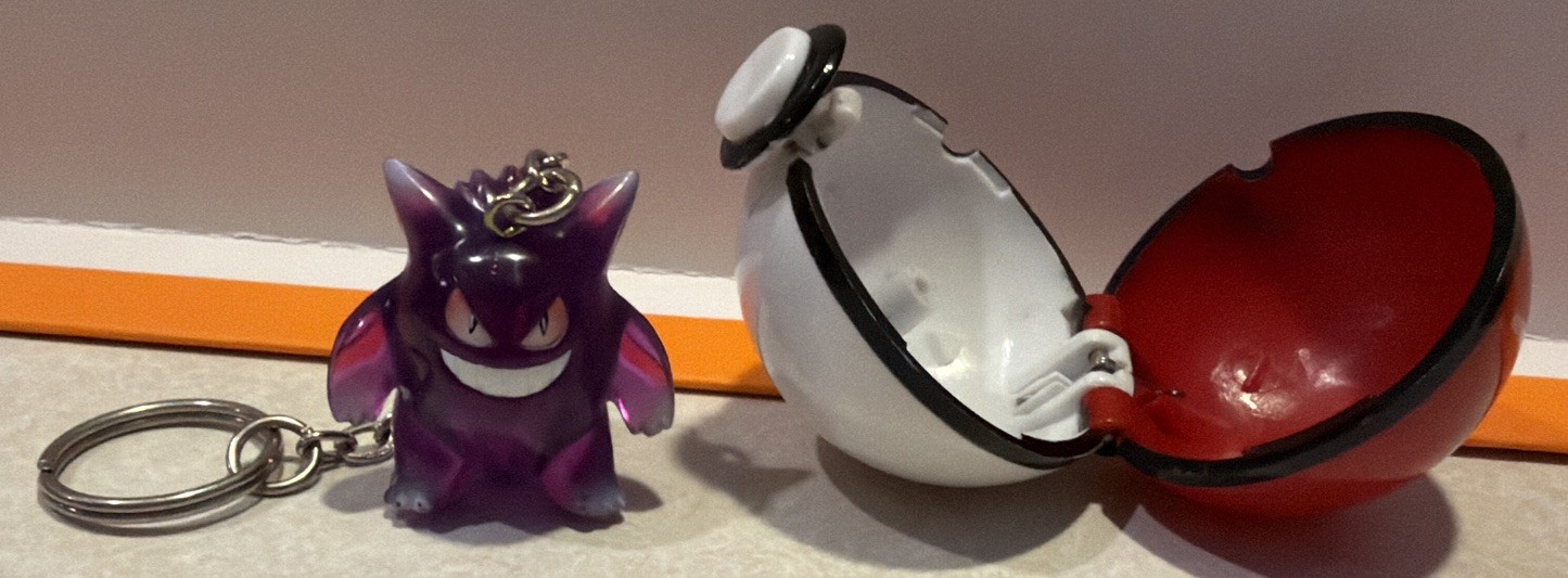 Vintage 1999-2000 Basic Fun Pokemon Gengar Keychain Vintage 1999-2000 Basic Fun Pokemon Gengar Keychain