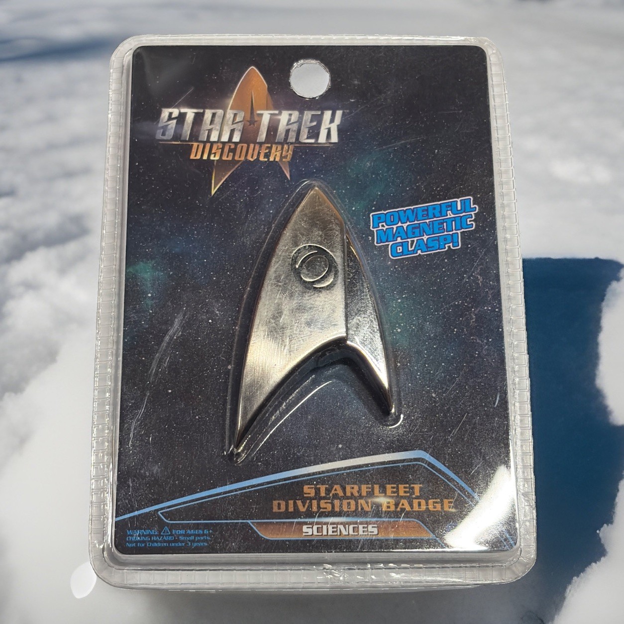 QMx Star Trek Discovery Starfleet Sciences Division Badge Pin New