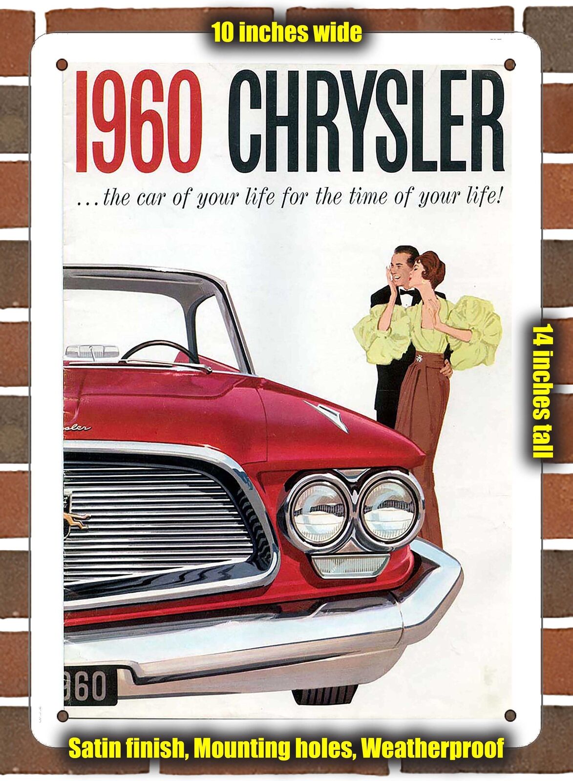 METAL SIGN - 1960 Chrysler