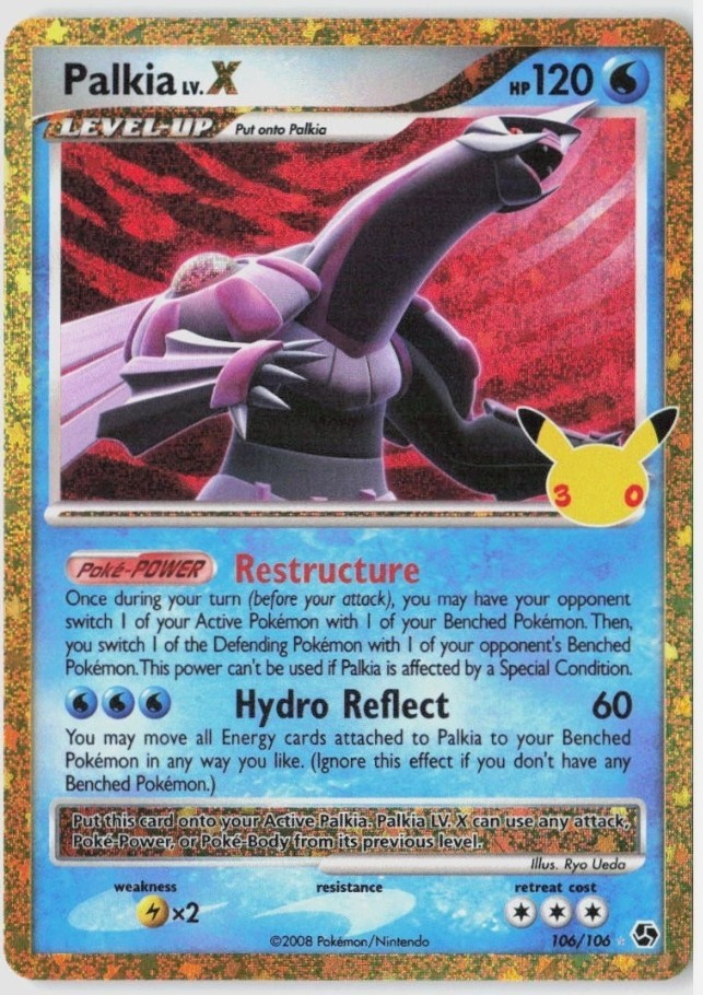 Pokémon Palkia LV.X Holofoil[30C - 106/106] (NM) Pokemon MINT