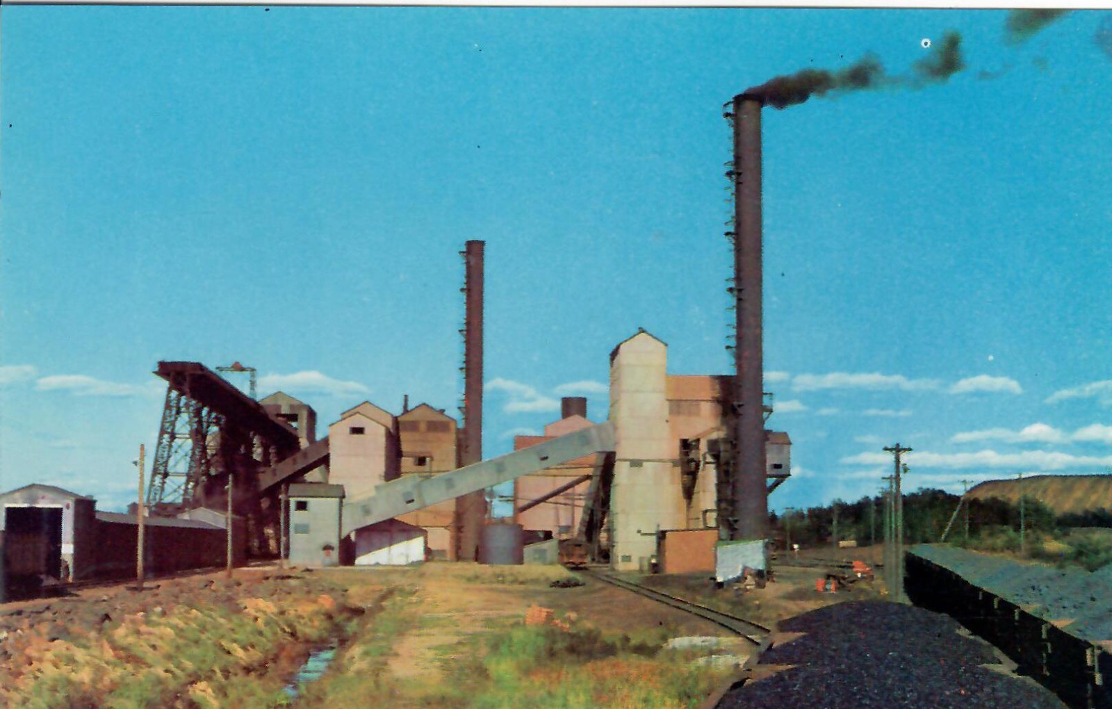 Chrome Postcard Taconite Processing Plant Minesota's Iron Range MN