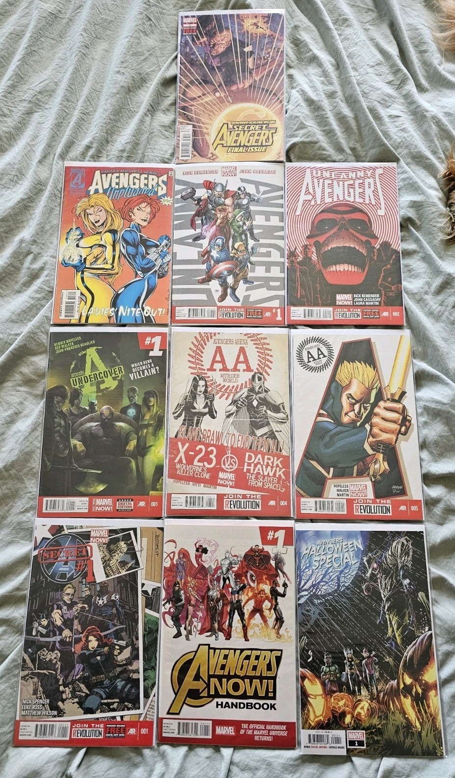 Marvel Avengers Comics Lot x10 Uncanny Avengers Secret Avengers Arena Modern Run